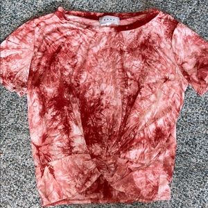 Girly tie-dye crop top